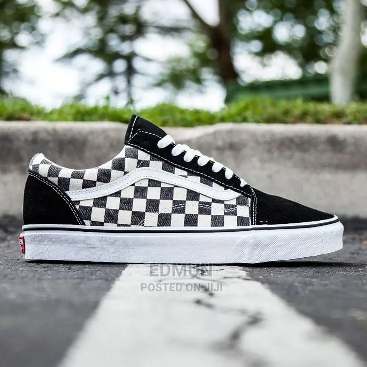 Checkered Skater Van Shoes