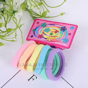 6pcs Candy Colour Hair Ribbons