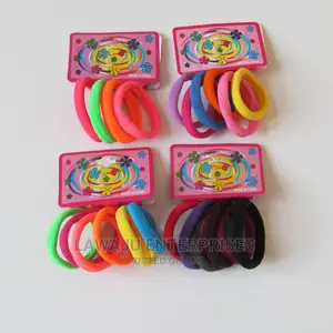 6pcs Candy Colour Hair Ribbons