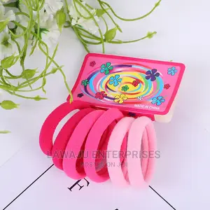 6pcs Candy Colour Hair Ribbons