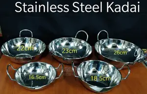 Kitchen Multipurpose Aluminium/Ss/Iron Kadai/Karhai/Wok
