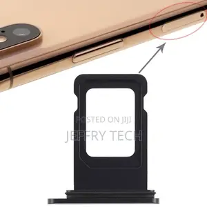 SIM Card Tray for iPhone XR (Single SIM Card)(Black)