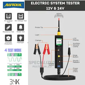 Vehicle Wiring Electrical System Tester