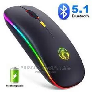 Bluetooth Rechargeable Mouse With Light