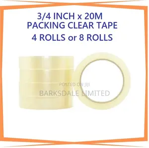 Cellotape Cello Packing Tape Clear 3/4" X 20m 2 Pack Sello