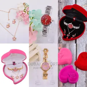 Perfect Design Necklace Earring Jewelry Alloy Watch Gift Set