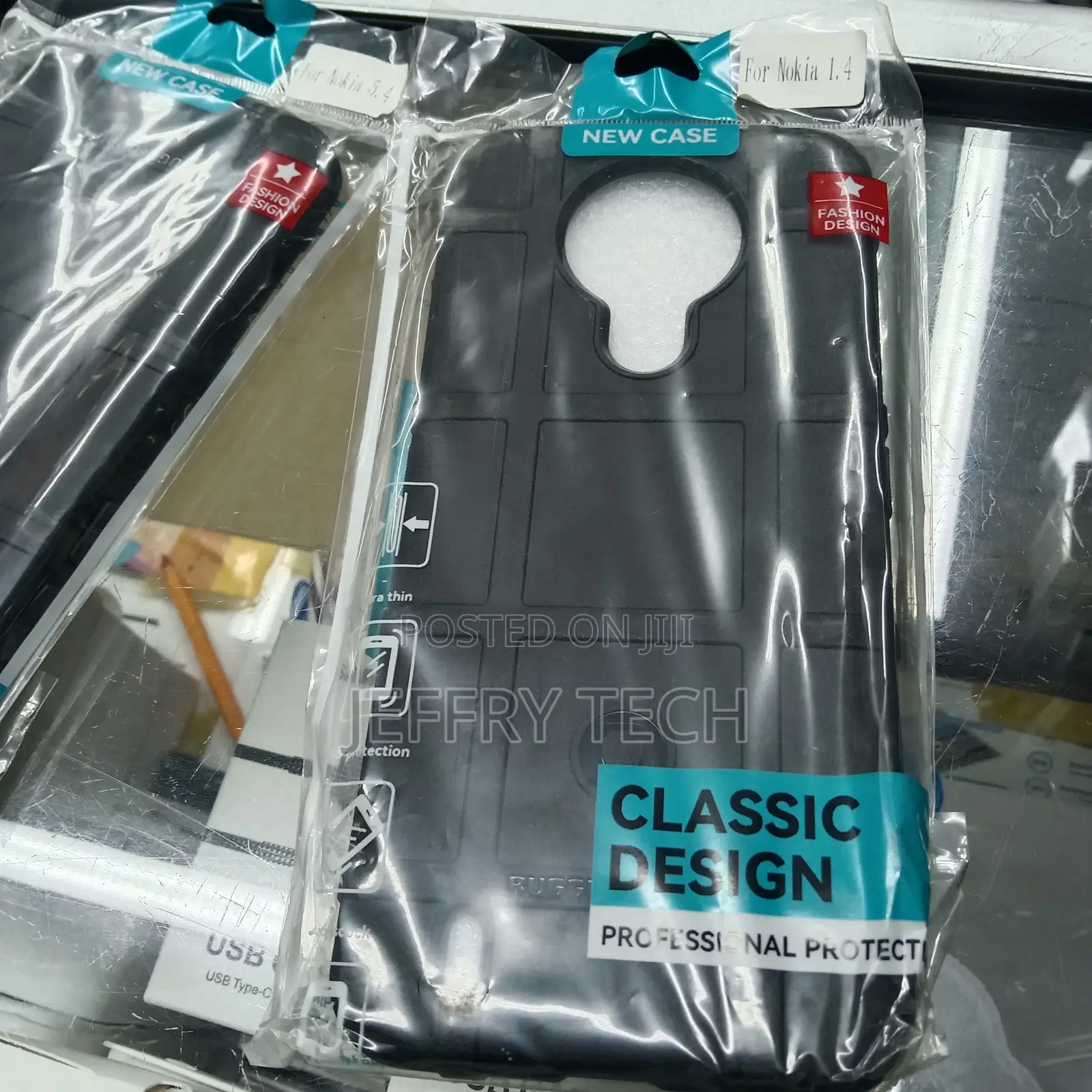 Rugged Shield Silicone Case for Nokia 1.4