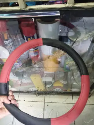 Red Black Steering Cover Available
