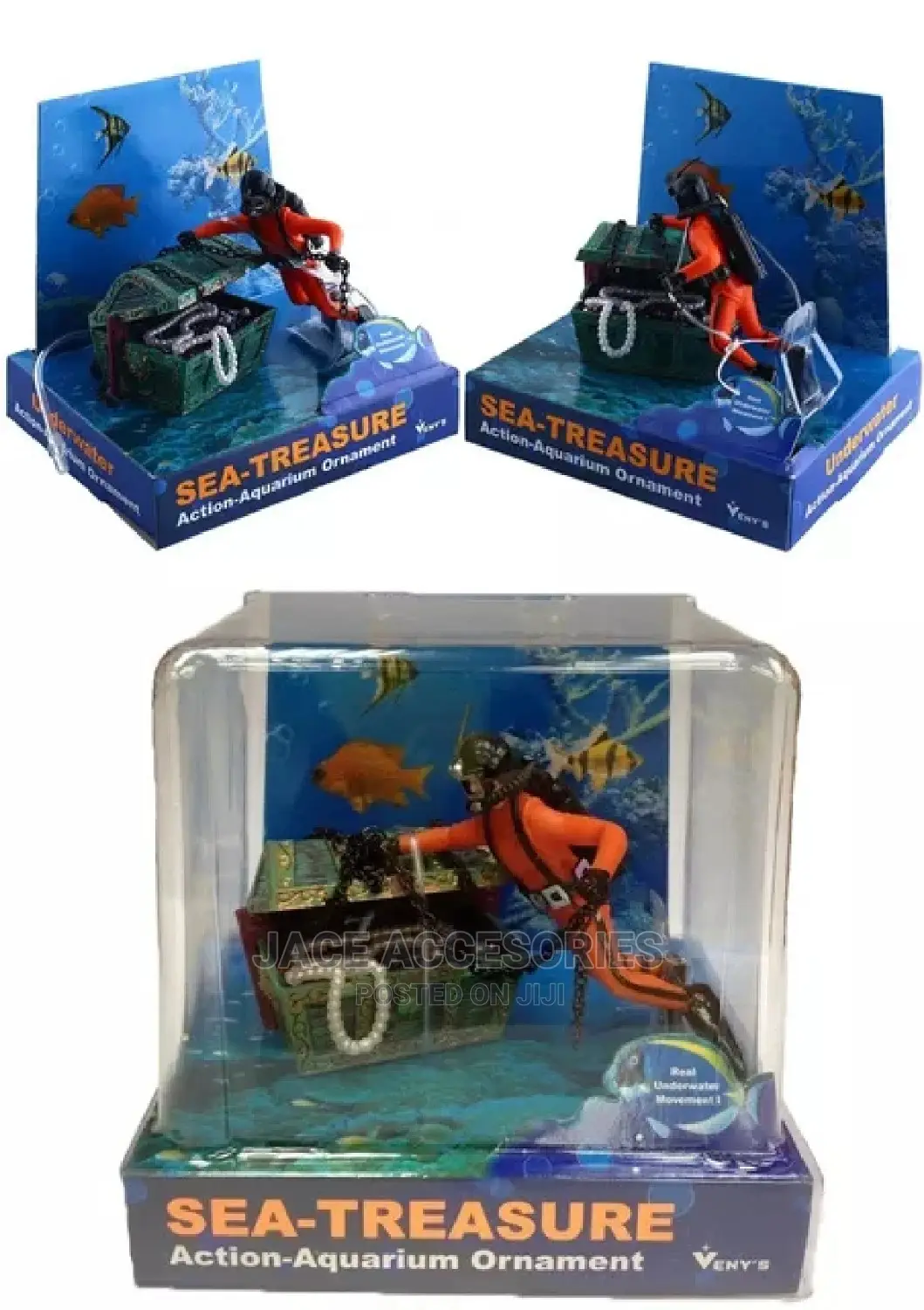 Sea Treasure Frogman Oxygenation Decor