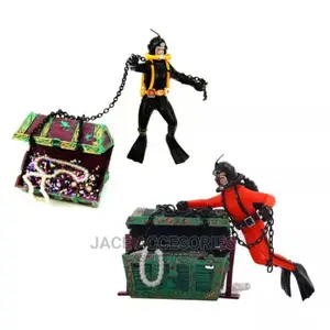 Resin Diveman Treasure Hunting Decor