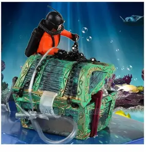 Resin Diveman Treasure Hunting Decor