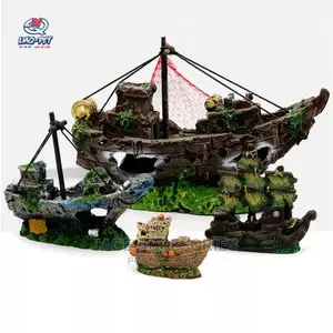 Shipwreck Acquarium Decoration