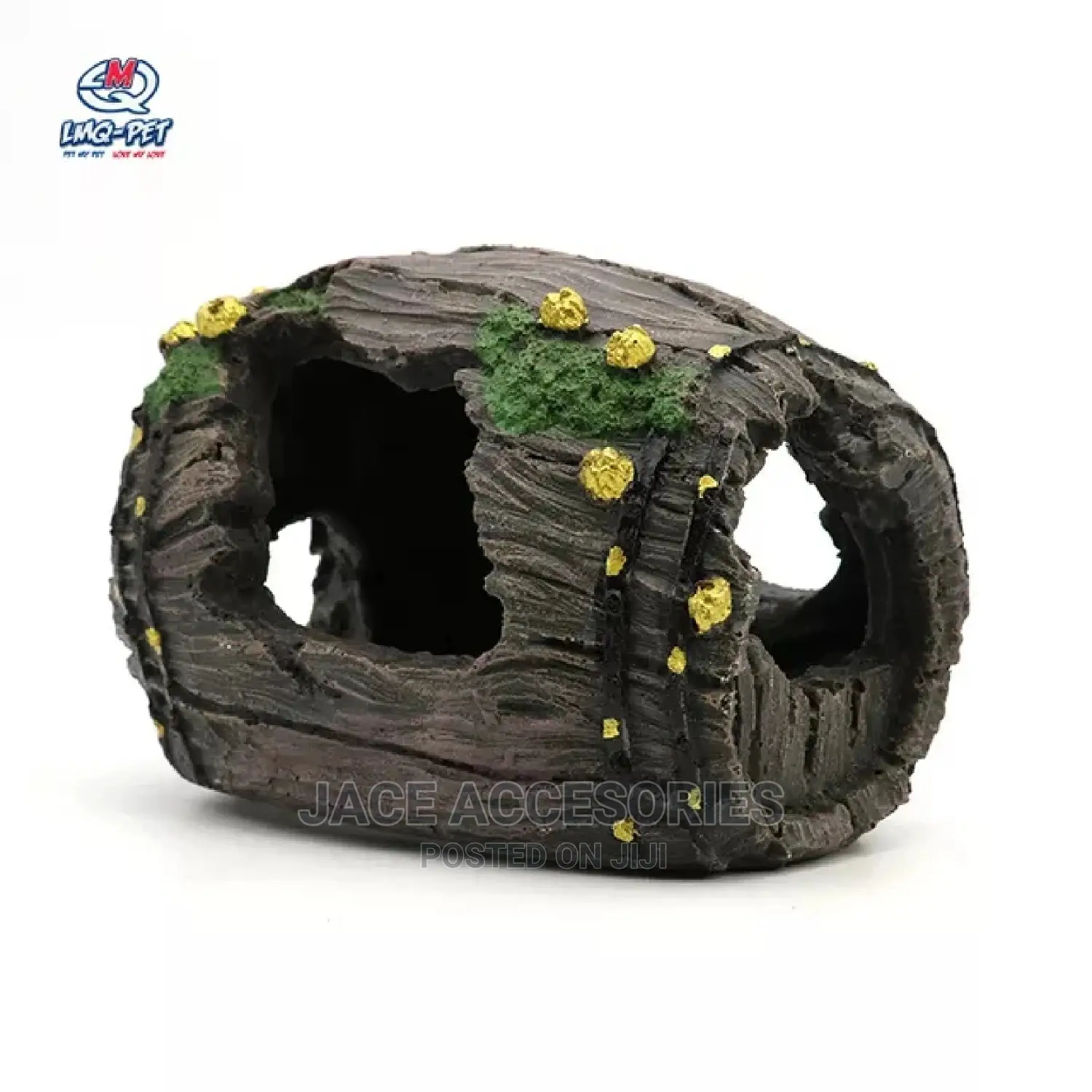 Barrel Cave Acquarium Decoration