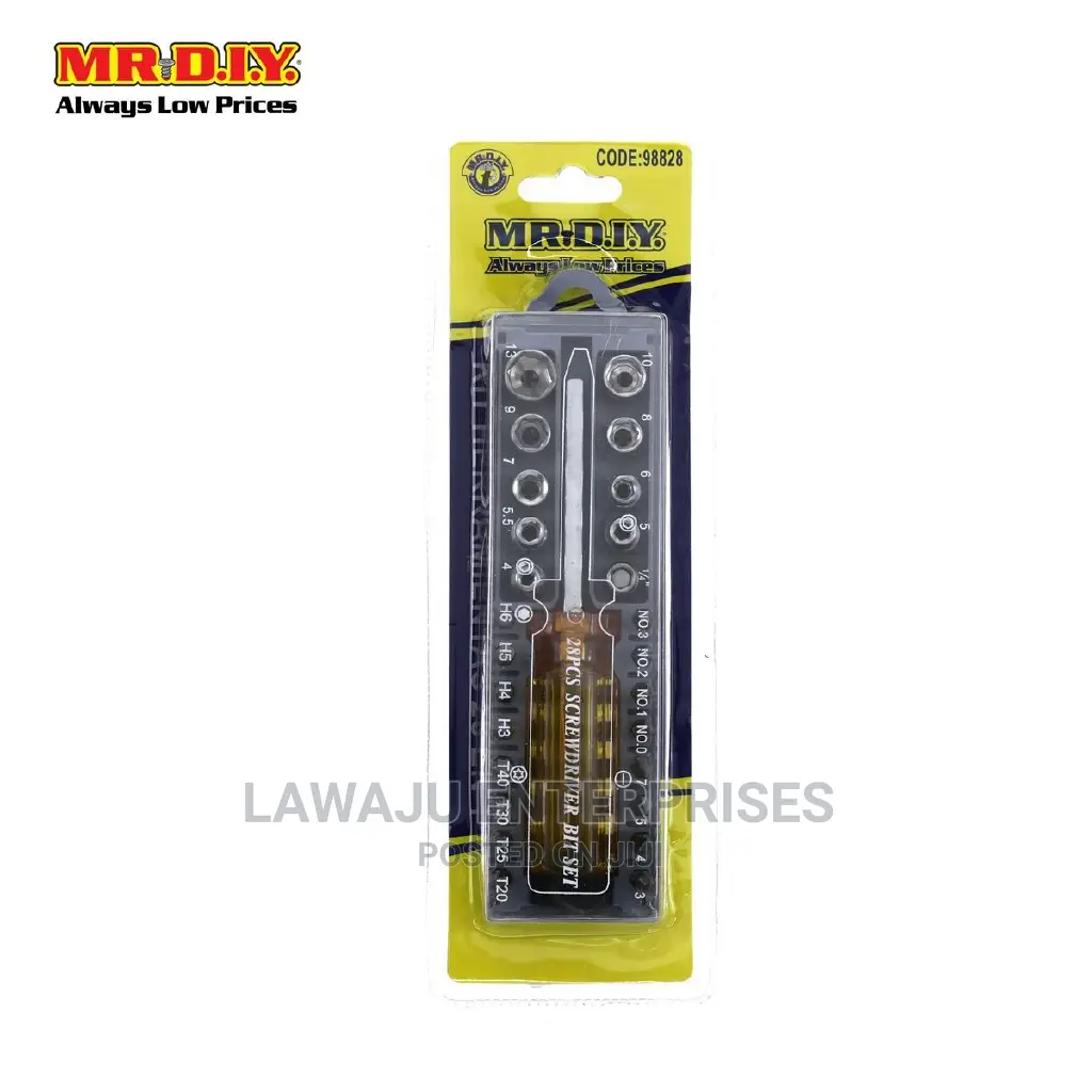 28pcs Screw Driver Bit Set