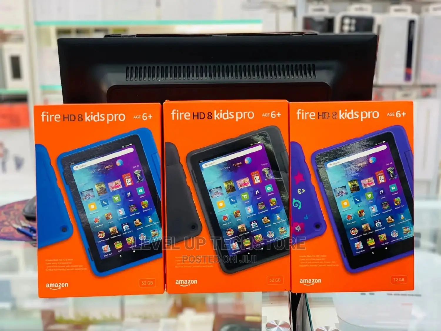 New Amazon Fire HD 8 Kids Pro 32 GB Black