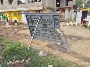 Grey Perimeter Gates