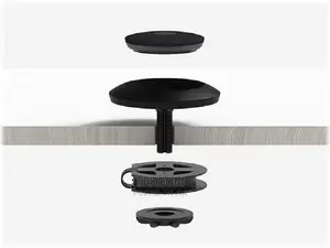 Logitech Mic Pod Table Mount - Black
