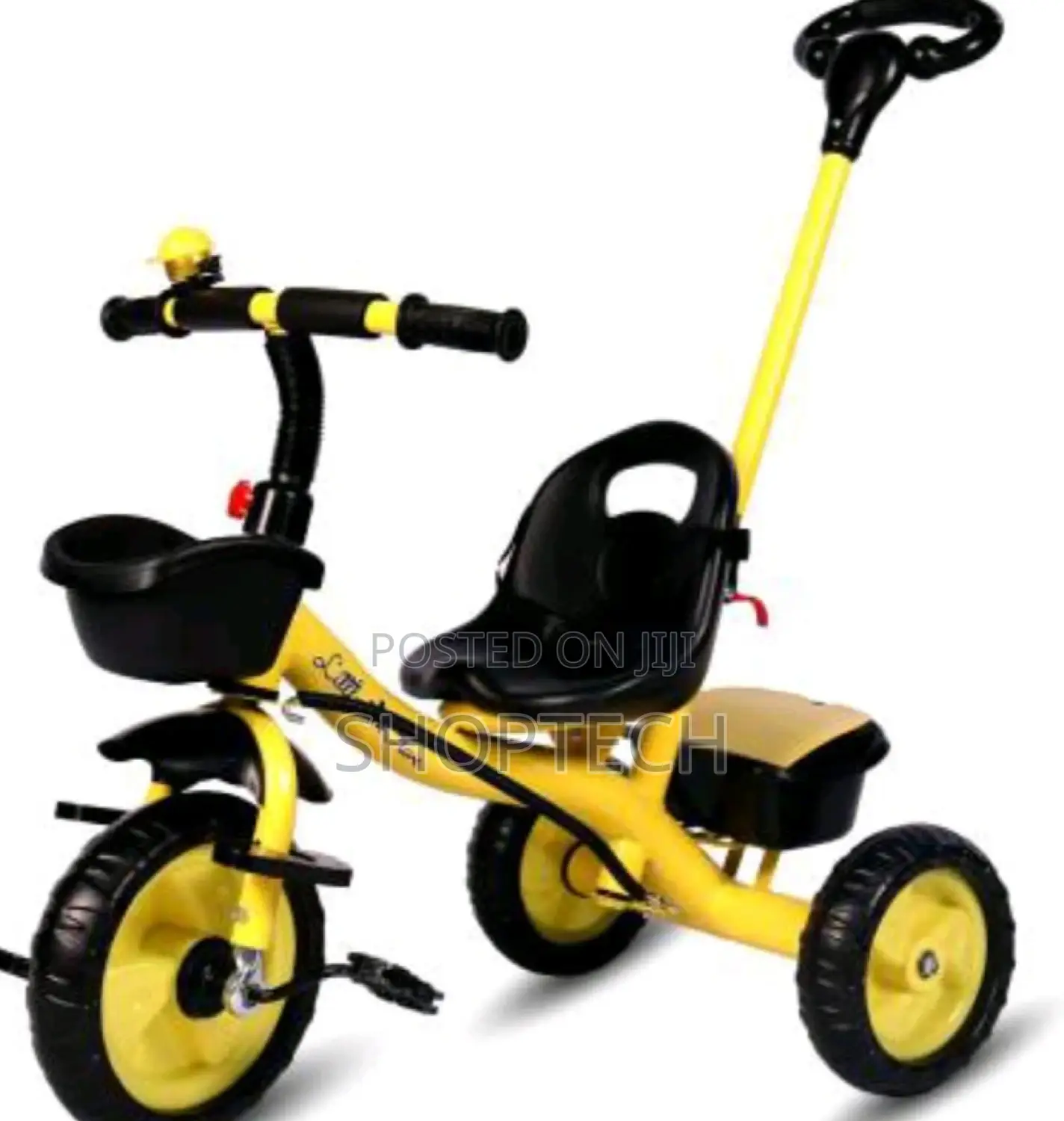 Kids Tri-Cycle With Push Handle