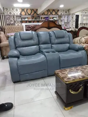 Semi Recliner 2 Seater, Grey 