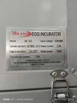 Egg Incubator Machine