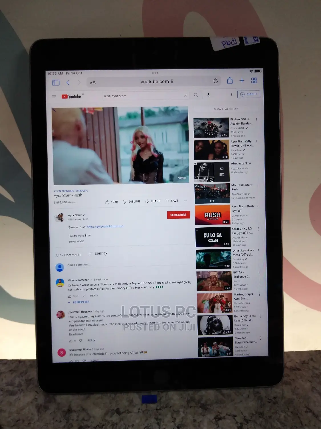 Apple iPad Air 32 GB Silver