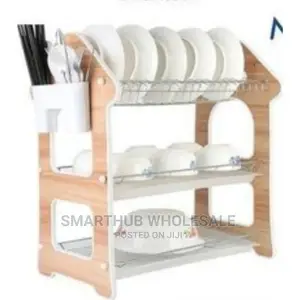 Nunix Wooden 3tier Dish Rack