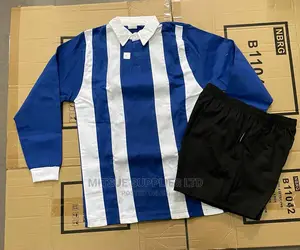 A Set of 15 Heavy Cotton Striped Rugby Uniform- Long Sleve