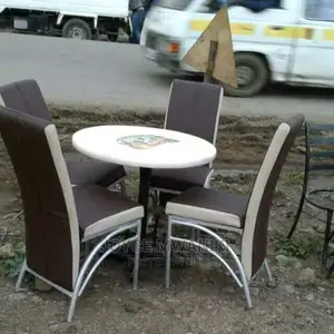 Set of Restaurant or Pub Chairs and Table