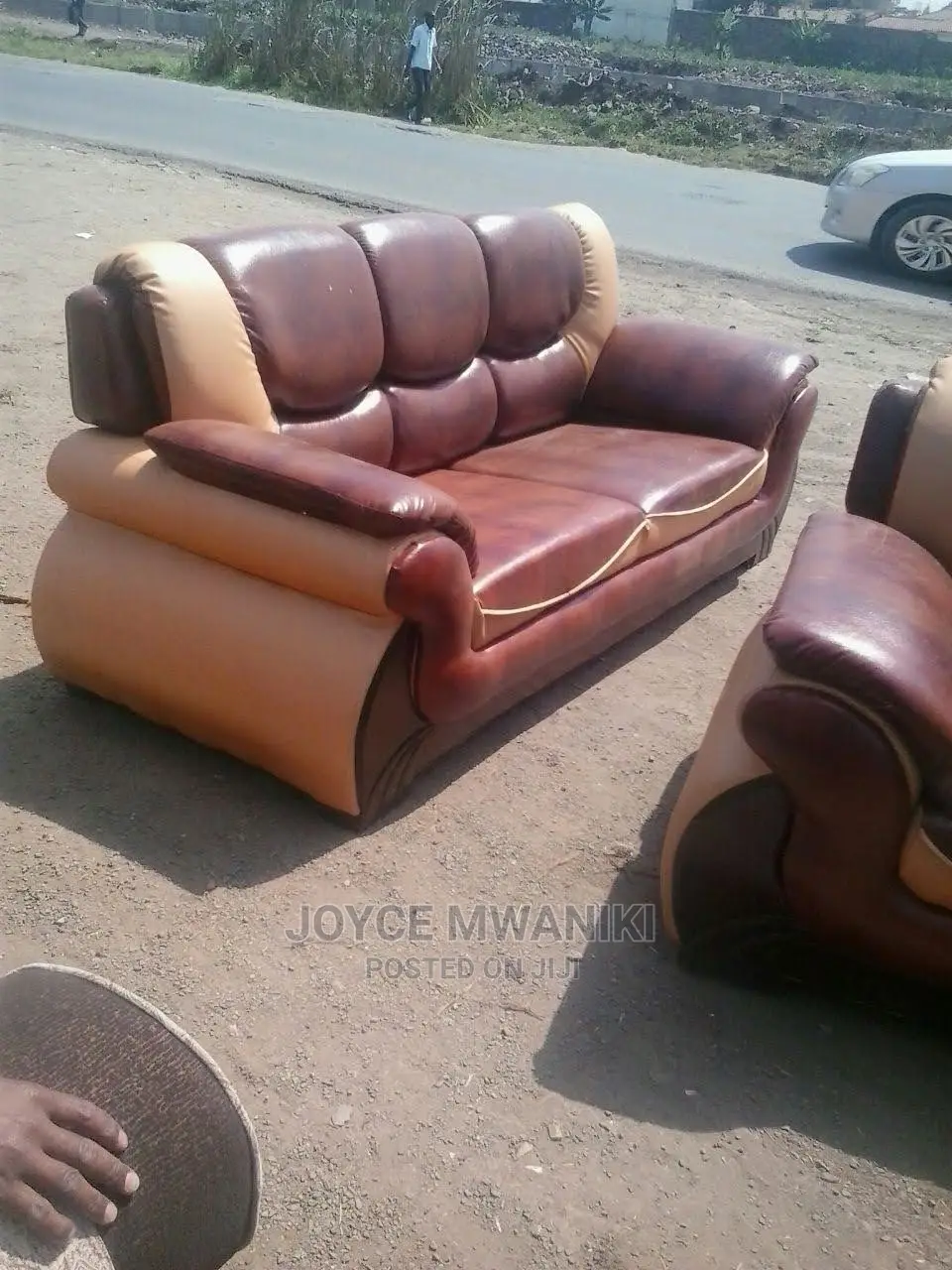3 Seater Leather Seat