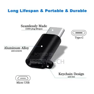 Micro USB to Type C OTG Adapter