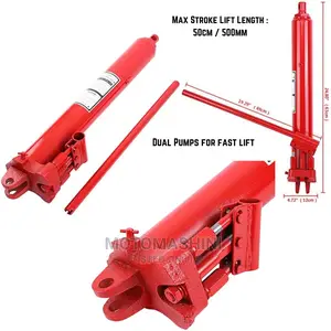 12 Ton Long Ram Hydraulic Jack Double Pump for Engine Crane