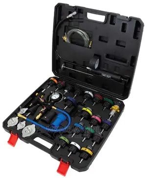 33-Piece Vehicle Radiator Pressure Tester and Refilling Kit