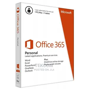 Microsoft Office 365 Personal - 1 Year Media Less 1 User