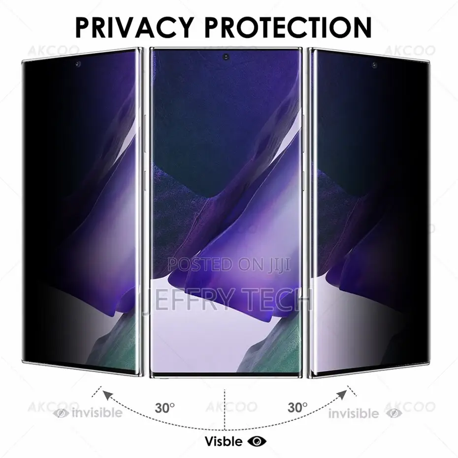 Galaxy Note 20 Ultra Privacy Screen Protector Tempered Glass