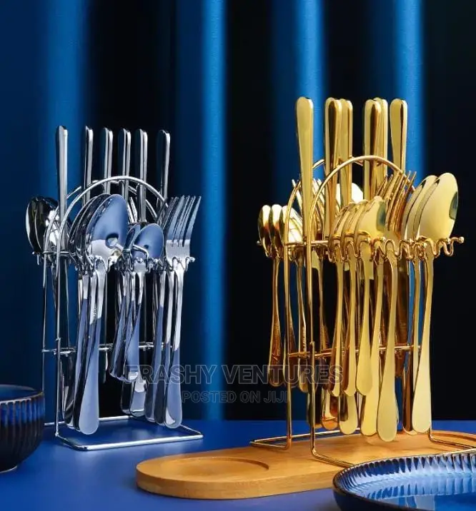 24 Pcs Stainless Cutlery Set.