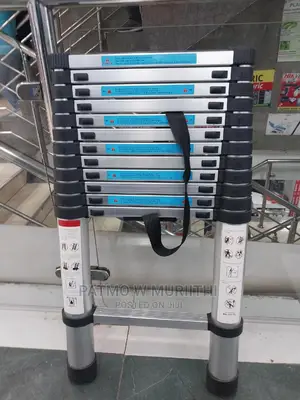 Aluminium Portable Telescopic Ladder 3.8m
