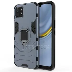 Case Rugged Ring Cover for Huawei Y60-Black