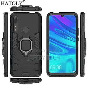 Huawei Y9 Prime 2019 Case PC+TPU Phone Back Cover With Ring