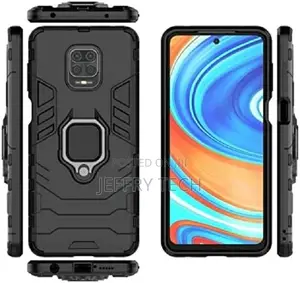 Redmi Note 9s Defender Case | Rotating Ring Holder