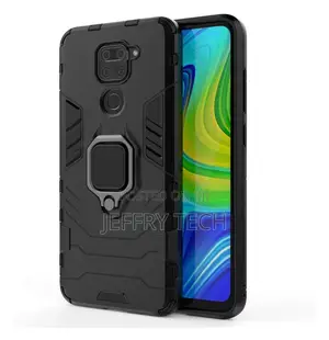 Redmi Note 9s Defender Case | Rotating Ring Holder