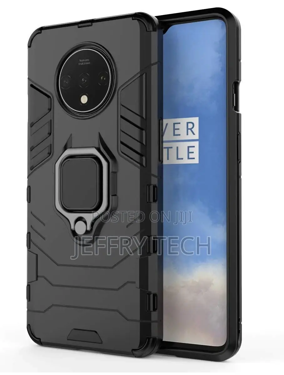 Armour Oneplus 7T Defender Case | Rotating Ring Holder Kic