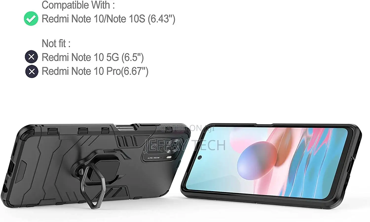 Case for Xiaomi Redmi Note 10/Redmi Note 10S (Not Fit Note 1