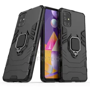 Ring Armor Case Kickstand Tough Rugged Samsung Galaxy M31s B