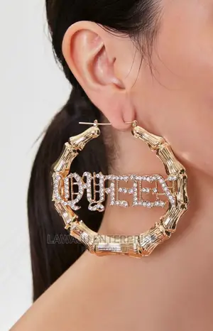 Boss- Bamboo Loop Earrings