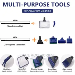 Acquarium Cleaning Tools 5 in One