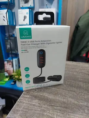 Fast Car Charger With Cigarette Lighter