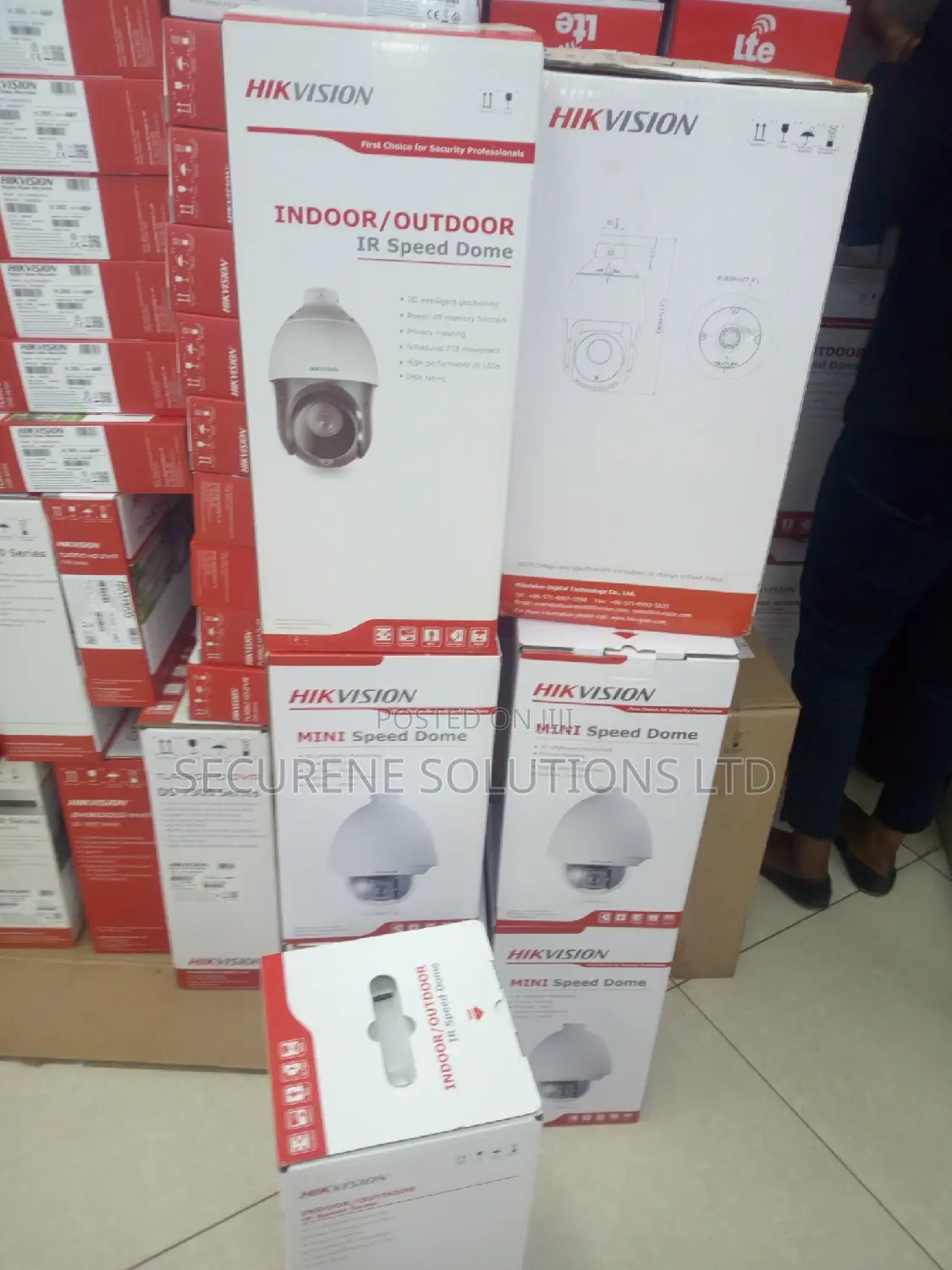 PTZ Camera Hik Vision 720p 150 Meters Ir
