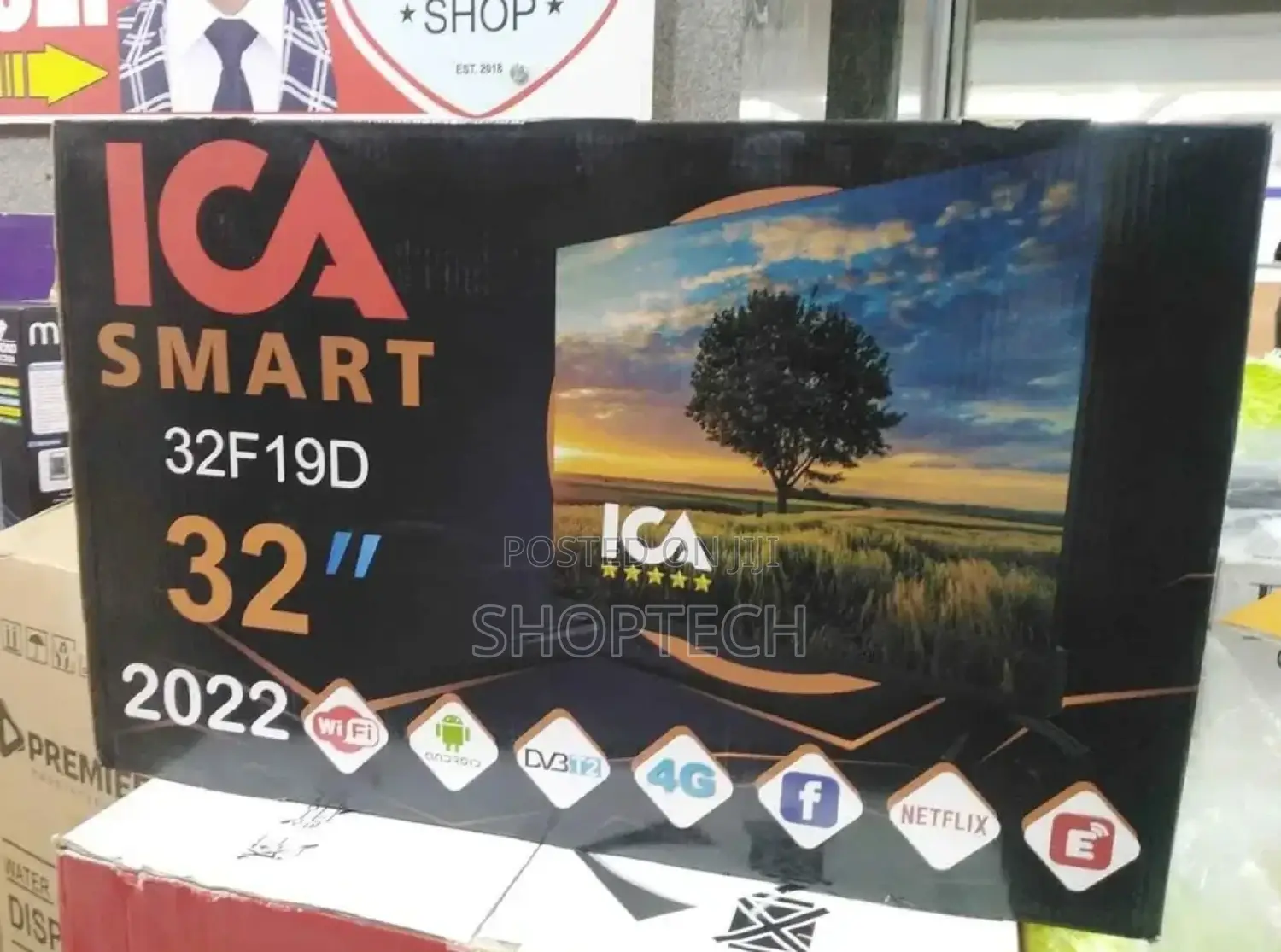ICA 32 Inches Smart Android Digital Frameless Digital Tv.