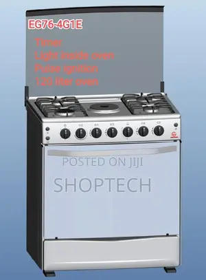 60*76 Eurochef 4+1 Standing Cooker With 120L Oven.