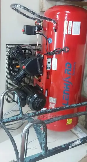 Air Compressor Lenhard Machine Cast Material With Belt